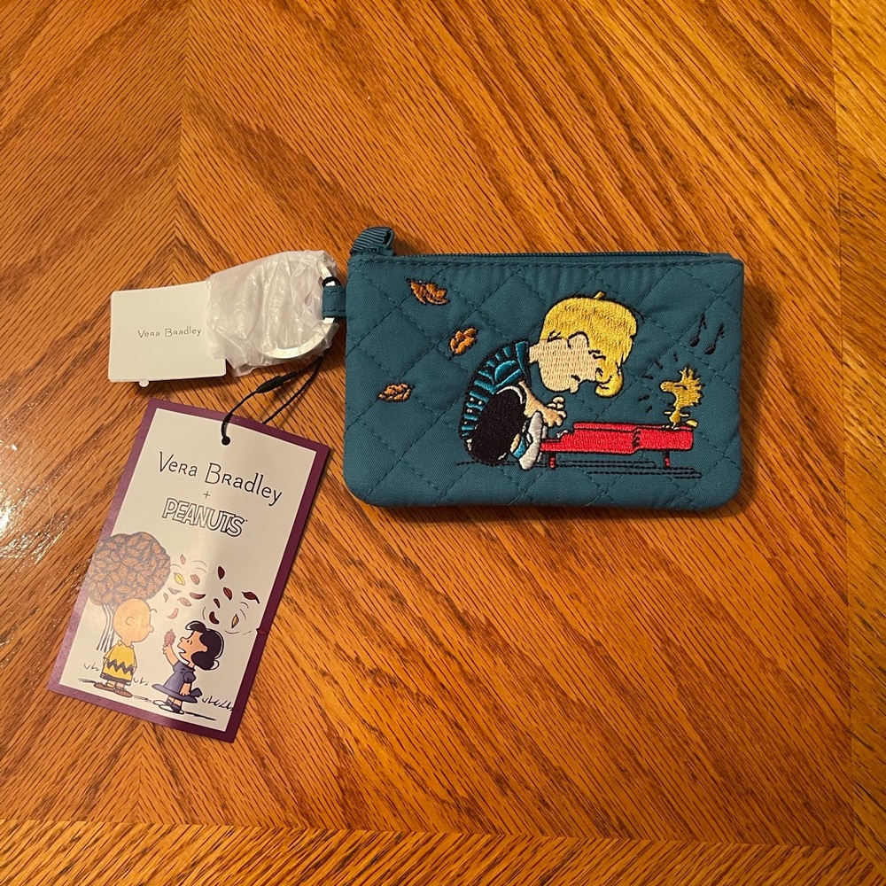 NWT Vera Bradley + Peanuts Zip ID